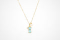 Cadena greca larimar/ambar
