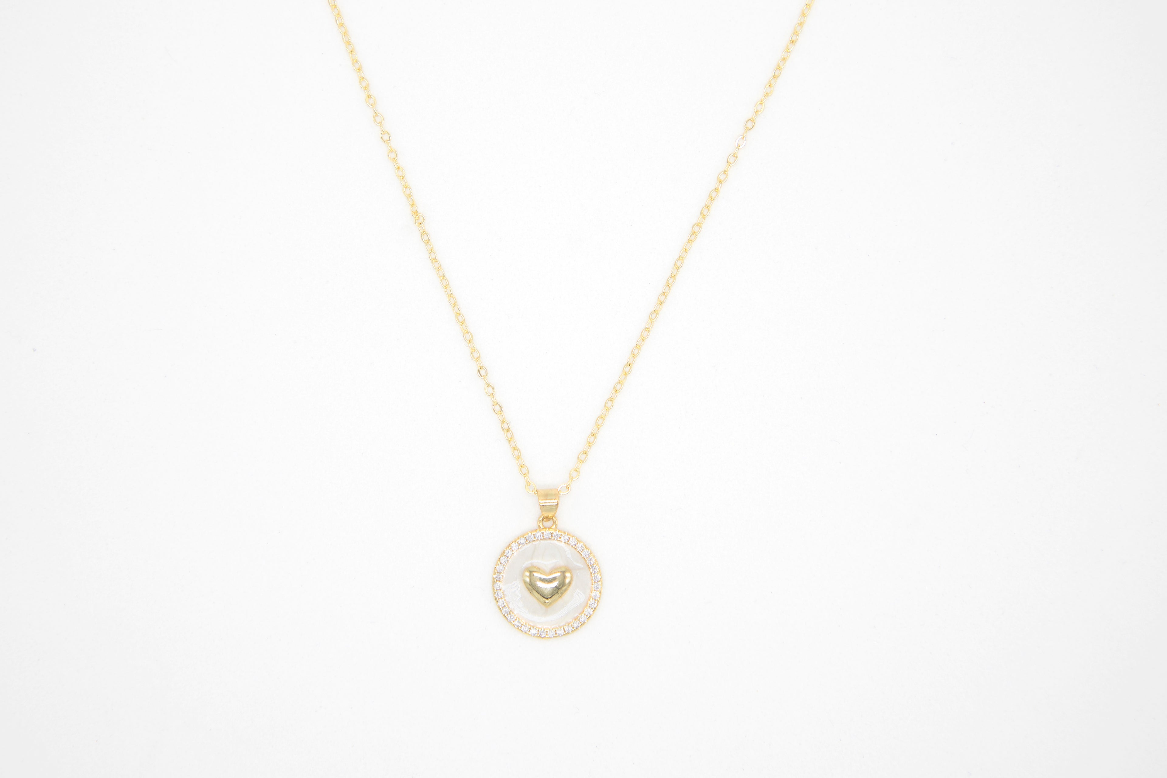 Cadena circular corazon