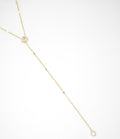 Cadena larga flor diamante