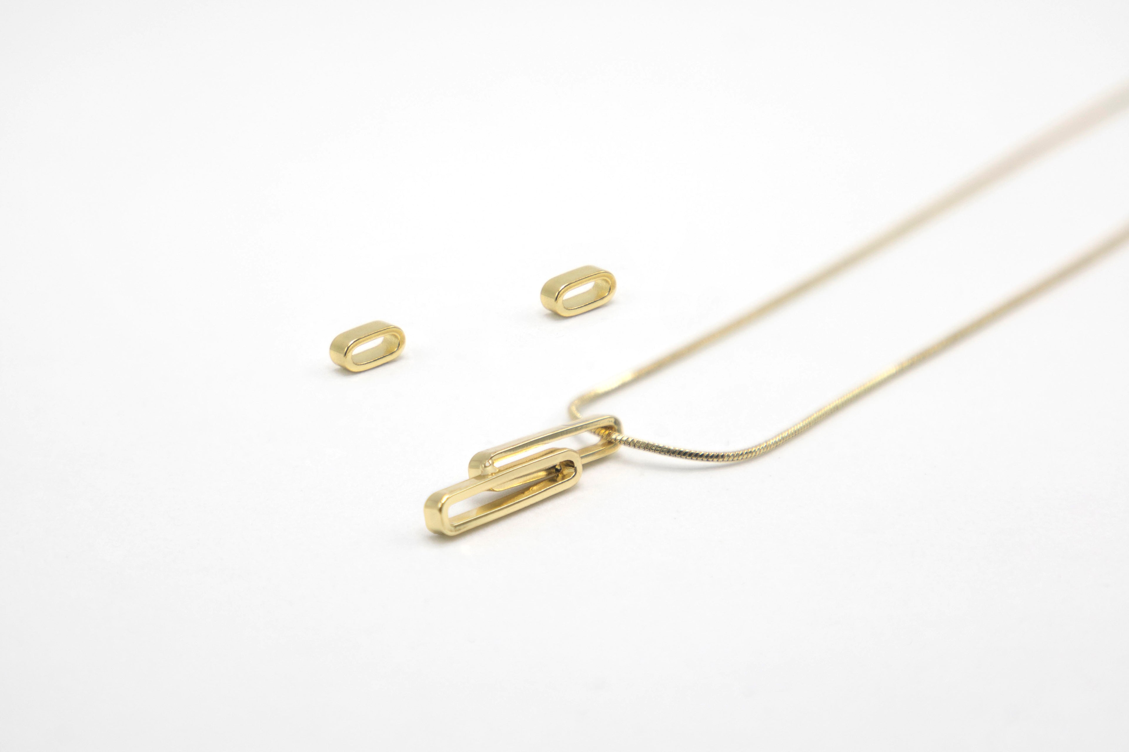 Cadena gold con aretes