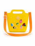 Cartera crocs mini amarilla