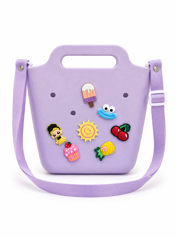Cartera crocs mini morada