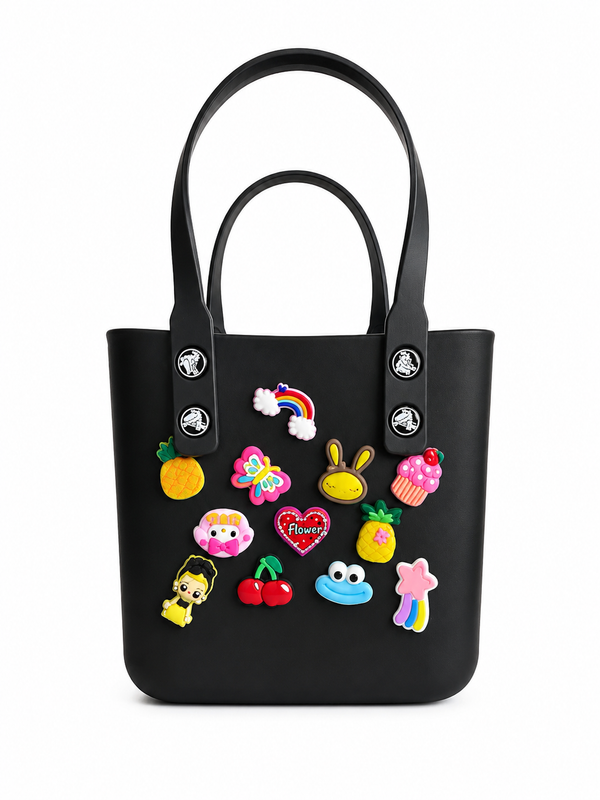 Cartera crocs pequeña negra