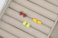 Aretes 3 pares dibujitos frutillas