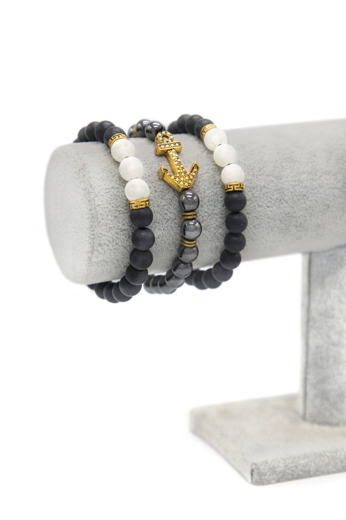 Pulsa nickel free hombre (ancla) blanca