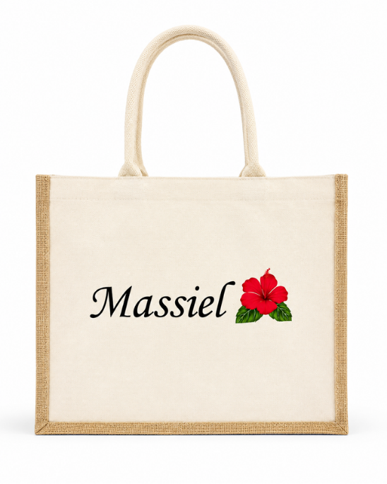Bolso Yute Blanco/canva YU8