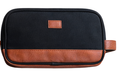 Neceser tela/leather negro
