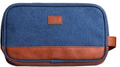 Neceser tela/leather azul
