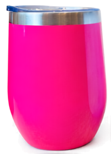 Wine tumbler fucsia