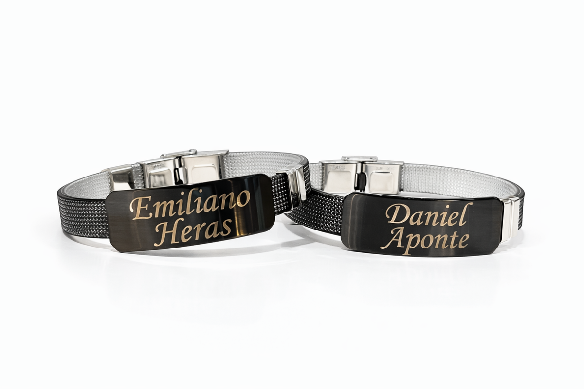 Brazalete hombre acero inoxidable