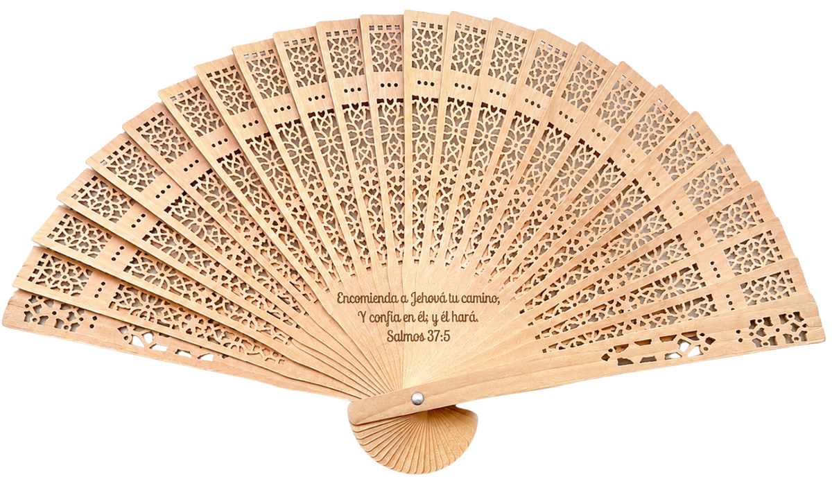 Abanico de mano (madera solo)