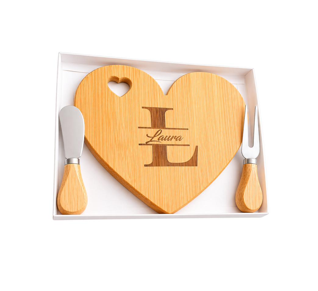 Tabla de quesos corazon