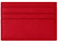 Porta tarjetas rojo