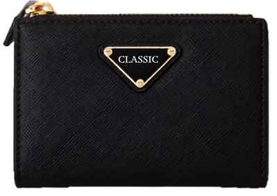 Monedero Classic Simple Negro