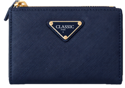 Monedero Classic Simple Azul