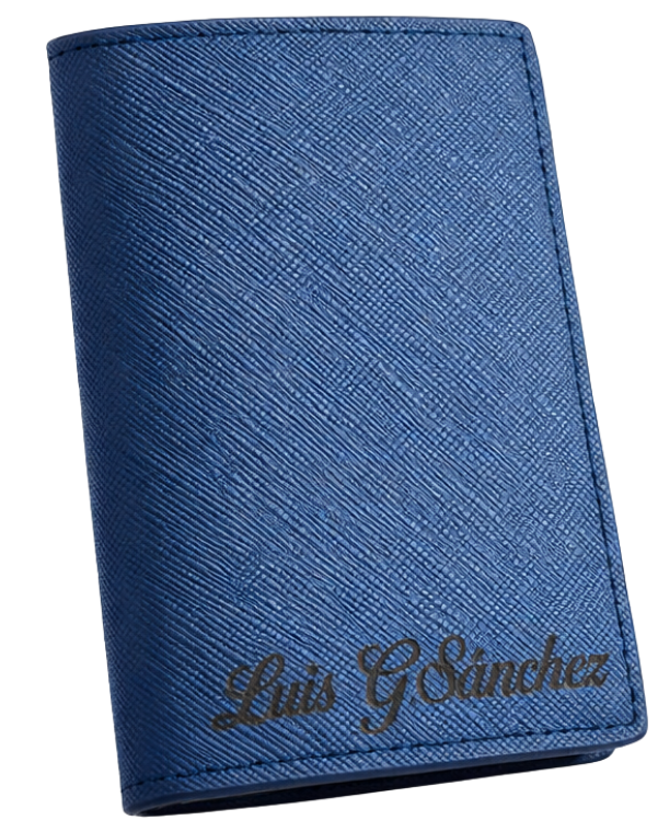 Tarjeteros gancho azul mod. 2