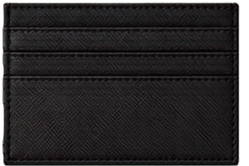 Porta tarjetas negro
