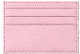 Porta tarjetas rosado