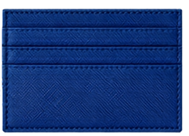 Porta tarjetas azul oscuro